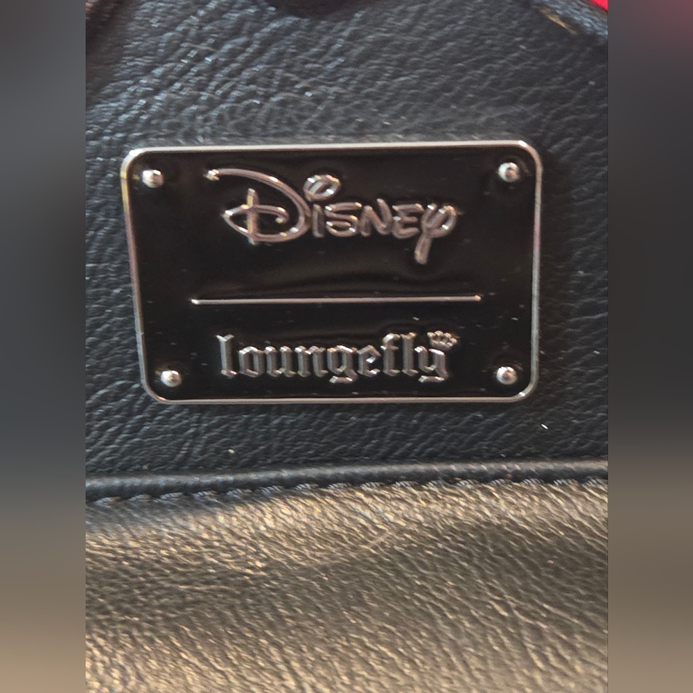 Loungefly Minnie Mouse Black and Red Backpack - Picture 3 of 6
